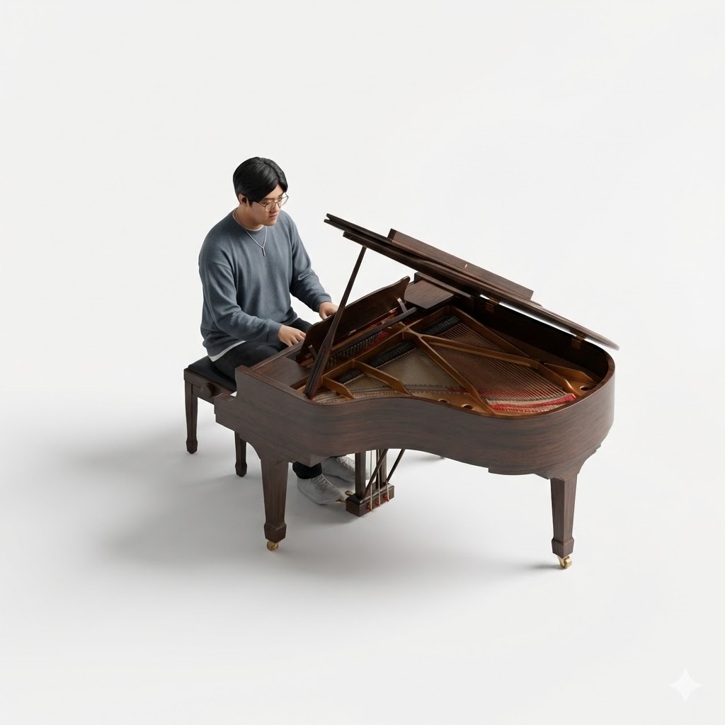 Piano Figurine